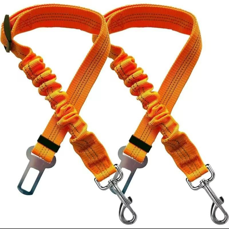 2 Packs Pet Dog Cat Seat Belts, Car Headrest Restraint Adjustable Safety Leads Vehicle Seatbelt Harness.Usa Stock Ships Tomorrow! (Cats Included)