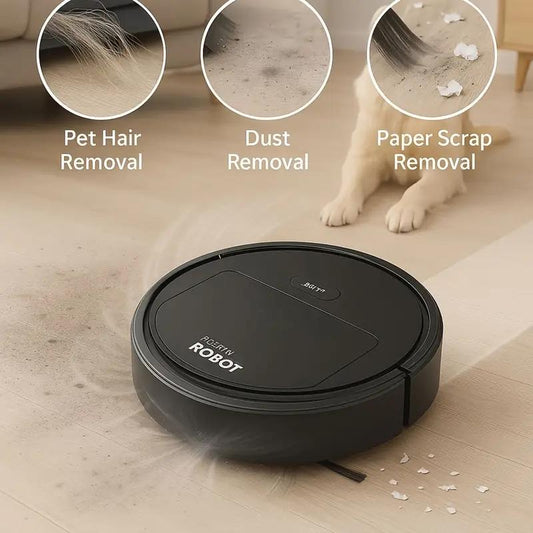 Pet Hair Cleaning, Home Sweeping Robot, 360 ° Vacuum Cleaner, Cleaning Pet Hair, Dust, USB Charging, Convenient, Hands-Free, Cat and Dog Cleaning Tool