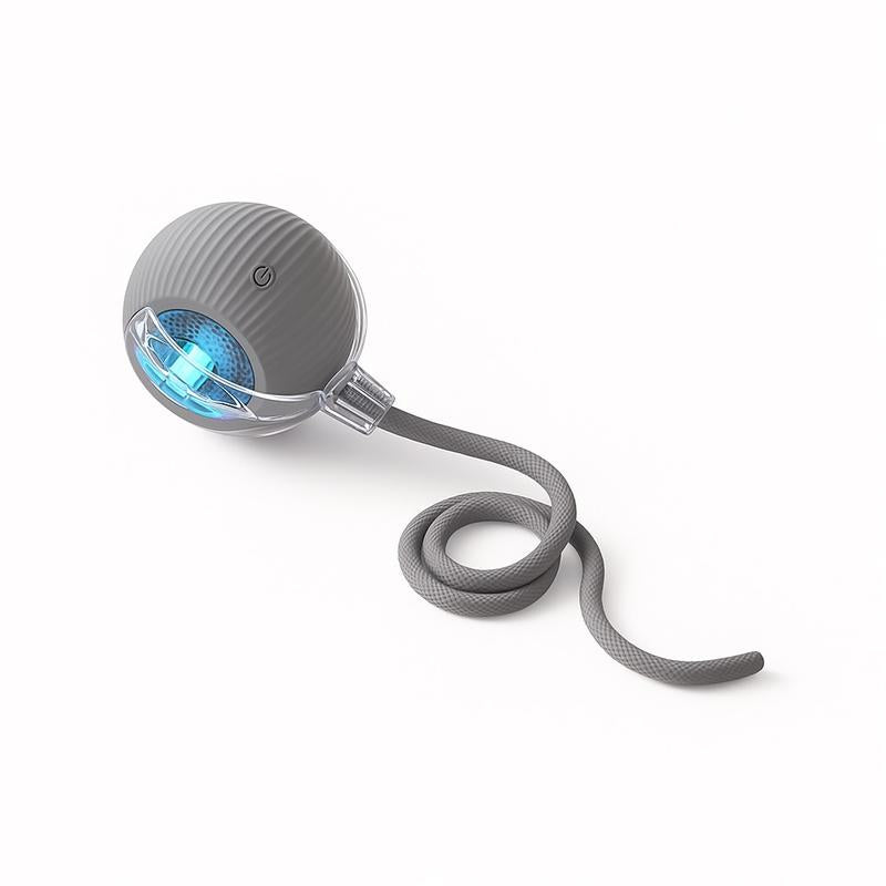 【Halloween Limited】 Mizusu Interactive Cat & Dog Teaser Toy with Two Additional Tails, Kitten Rolling Ball Toy, Pet Supplies, Dog & Cat Accessories Cute Dog Toys