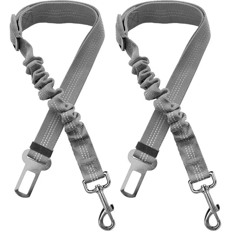 2 Packs Pet Dog Cat Seat Belts, Car Headrest Restraint Adjustable Safety Leads Vehicle Seatbelt Harness.Usa Stock Ships Tomorrow! (Cats Included)