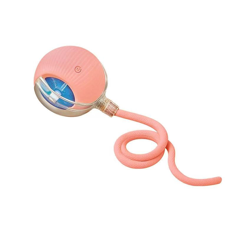 【Halloween Limited】 Mizusu Interactive Cat & Dog Teaser Toy with Two Additional Tails, Kitten Rolling Ball Toy, Pet Supplies, Dog & Cat Accessories Cute Dog Toys