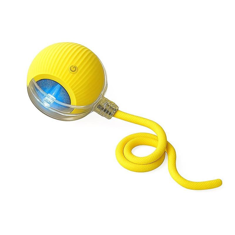 【Halloween Limited】 Mizusu Interactive Cat & Dog Teaser Toy with Two Additional Tails, Kitten Rolling Ball Toy, Pet Supplies, Dog & Cat Accessories Cute Dog Toys