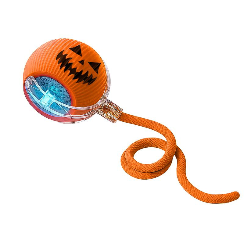 【Halloween Limited】 Mizusu Interactive Cat & Dog Teaser Toy with Two Additional Tails, Kitten Rolling Ball Toy, Pet Supplies, Dog & Cat Accessories Cute Dog Toys