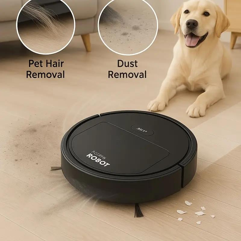Pet Hair Cleaning, Home Sweeping Robot, 360 ° Vacuum Cleaner, Cleaning Pet Hair, Dust, USB Charging, Convenient, Hands-Free, Cat and Dog Cleaning Tool