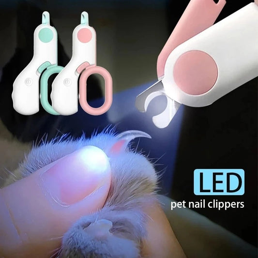 LED Pet Nail Clipper – Safe & Precise Grooming for Cats & Dogs