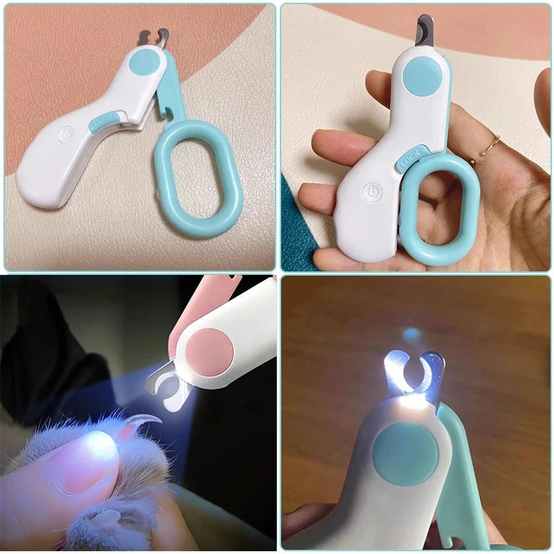 LED Pet Nail Clipper – Safe & Precise Grooming for Cats & Dogs